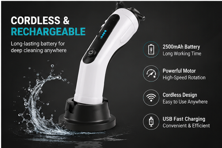 Electric brush cleaner for all purpose