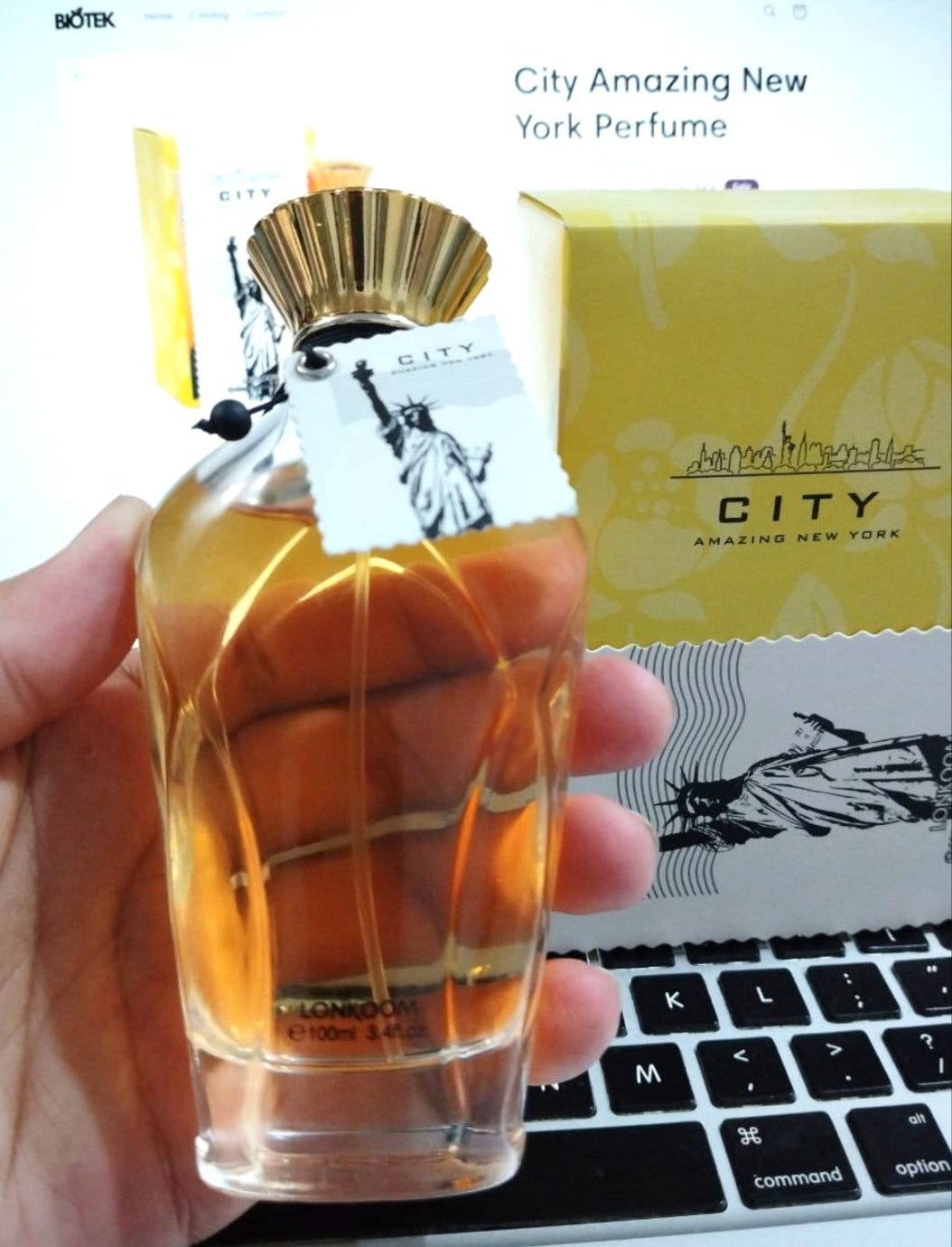 RESALA AL DHAHAB 100ML . City new york 100ml . Deal of 2 perfumes