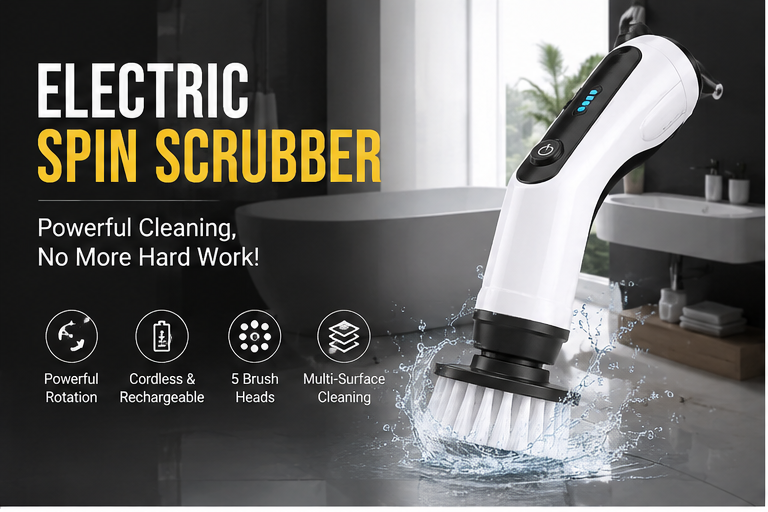 Electric brush cleaner for all purpose